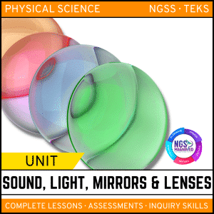 Sound, Light, Mirrors & Lenses: Waves & Optics Unit | MS Physical Science