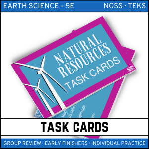 Natural Resources - Task Cards