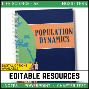 Population Dynamics Notes, PowerPoint and Test ~ EDITABLE!