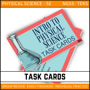 Intro to Physical Science Task Cards