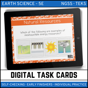 Natural Resources Digital Task Cards