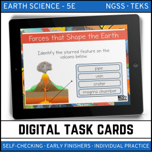 Forces That Shape Earth Digital Task Cards