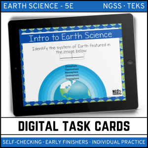 Intro to Earth Science Digital Task Cards