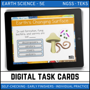 Earth's Changing Surface Digital Task Cards