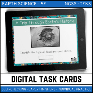 Earth's History Digital Task Cards