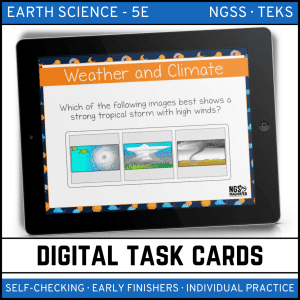 Weather and Climate Digital Task Cards
