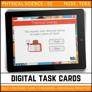 Thermal Energy Digital Task Cards
