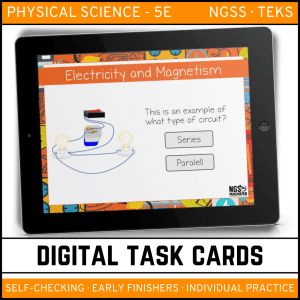 Electricity and Magnetism Digital Task Cards