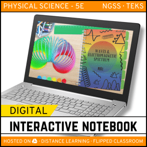 Waves & Electromagnetic Spectrum Digital Notebook