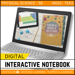 Chemical Bonds and Equations Digital Interactive Notebook