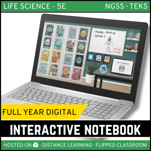 Life Science Digital Interactive Notebook Bundle