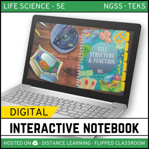 Cell Structure & Function Digital Interactive Notebook