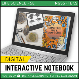Change Over Time & Classification Digital Interactive Notebook