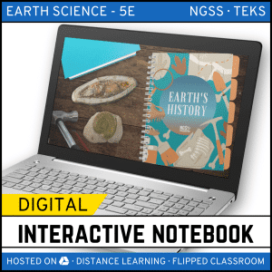 Earth's History Digital Interactive Notebook