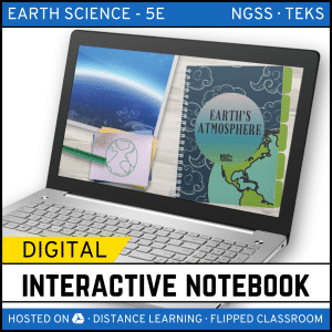 Earth's Atmosphere Digital Interactive Notebook