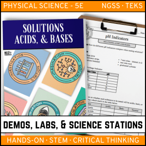 Solutions, Acids, and Bases - Demos, Labs and Science Stations