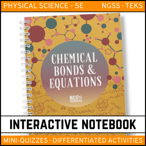 Chemical Bonds and Equations Interactive Notebook