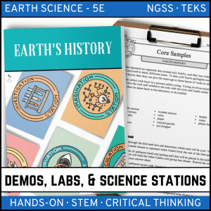 Earth's History: Demo, Lab, and Science Stations
