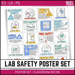 LAB SAFETY POSTERS - Secondary Science (humor)