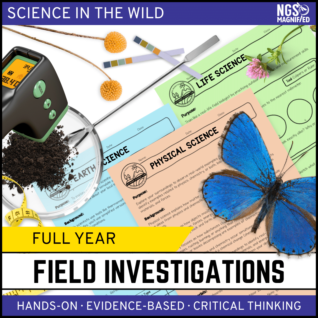 Middle School Science Field Investigations Bundle | Outdoor Labs