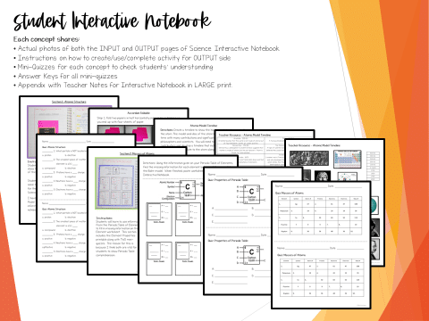 Physical Science Interactive Notebook Bundle | NGS Magnified